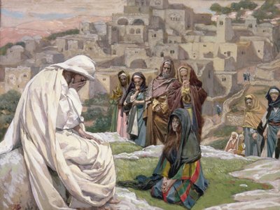 Gesù pianse, illustrazione per La vita di Cristo, c.1886-96 da James Jacques Joseph Tissot