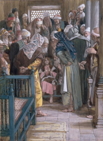 Gesù tra i dottori, illustrazione per La vita di Cristo, c.1886-96 da James Jacques Joseph Tissot