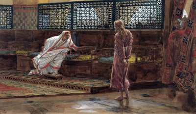 Gesù per la Prima Volta davanti a Pilato, illustrazione per La Vita di Cristo, c.1886-94 da James Jacques Joseph Tissot