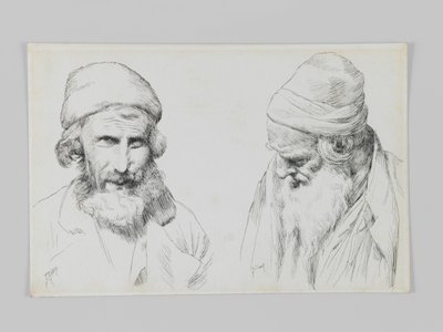 Ebrei e yemeniti, Gerusalemme, illustrazione da La vita di Nostro Signore Gesù Cristo da James Jacques Joseph Tissot
