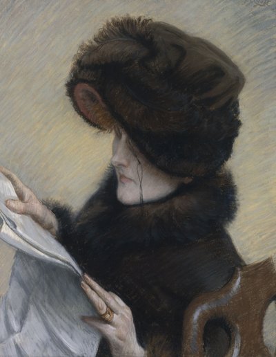 La Liseuse, c.1883 da James Jacques Joseph Tissot