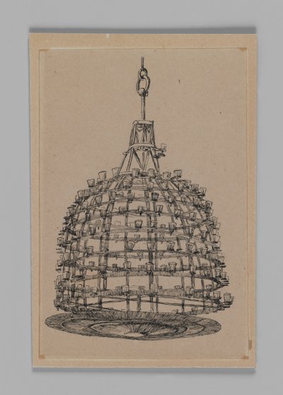 Lampada dalla Moschea di El-Aksa, illustrazione da La Vita di Nostro Signore Gesù Cristo da James Jacques Joseph Tissot