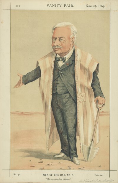 Il visconte Ferdinand De Lesseps da James Jacques Joseph Tissot