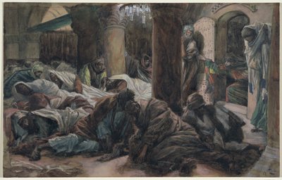 Maria Maddalena Corre e Dice ai Discepoli che il Corpo di Cristo non è più nella Tomba, illustrazione per La Vita di Cristo, c.1886-94 da James Jacques Joseph Tissot