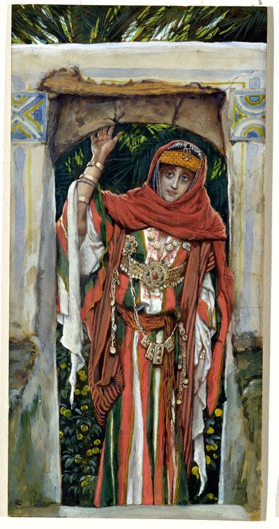 Maria Maddalena prima della sua conversione, illustrazione per La Vita di Cristo, c.1886-96 da James Jacques Joseph Tissot
