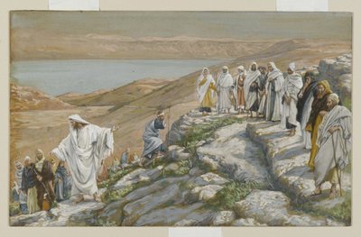 Ordinazione dei dodici apostoli, illustrazione da La vita di Nostro Signore Gesù Cristo da James Jacques Joseph Tissot