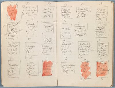 Pagine da un album di schizzi per La vita di Nostro Signore Gesù Cristo da James Jacques Joseph Tissot
