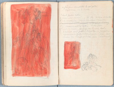 Pagine da un album di schizzi per La vita di Nostro Signore Gesù Cristo da James Jacques Joseph Tissot