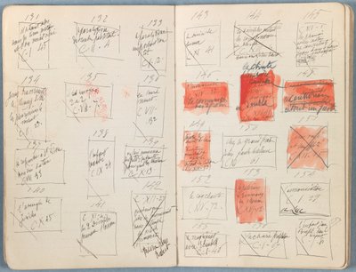 Pagine da un album di schizzi per La vita di Nostro Signore Gesù Cristo da James Jacques Joseph Tissot