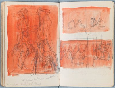 Pagine da un album di schizzi per La vita di Nostro Signore Gesù Cristo da James Jacques Joseph Tissot
