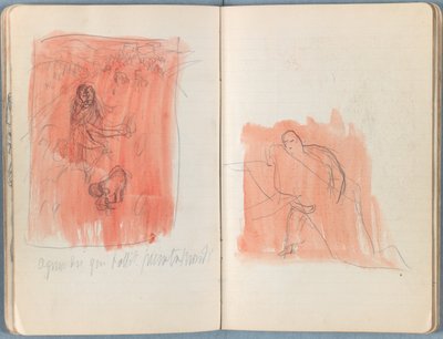 Pagine da un album di schizzi per La vita di Nostro Signore Gesù Cristo, fine 1880 da James Jacques Joseph Tissot