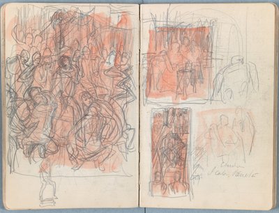 Pagine da un album di schizzi per La vita di Nostro Signore Gesù Cristo da James Jacques Joseph Tissot