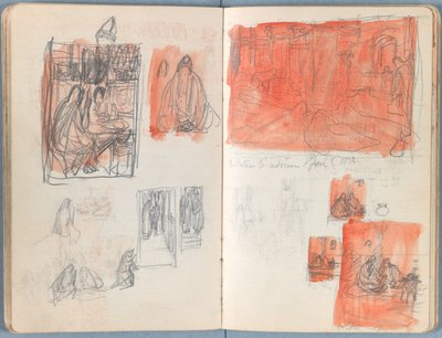 Pagine da un album di schizzi per La vita di Nostro Signore Gesù Cristo, fine anni 1880 da James Jacques Joseph Tissot