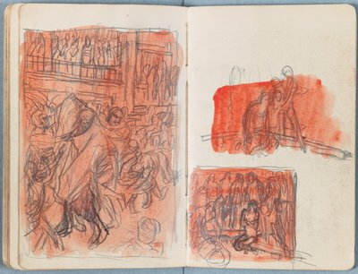 Pagine da un album di schizzi per La vita di Nostro Signore Gesù Cristo da James Jacques Joseph Tissot