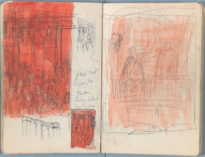 Pagine da un album di schizzi per La vita di Nostro Signore Gesù Cristo da James Jacques Joseph Tissot