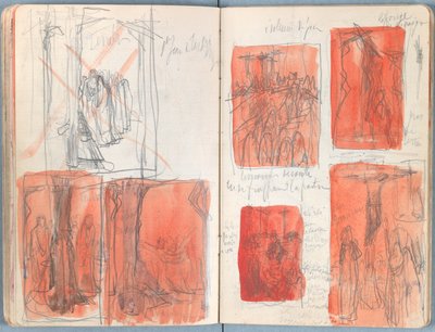 Pagine da un album di schizzi per La vita di Nostro Signore Gesù Cristo, fine 1880 da James Jacques Joseph Tissot