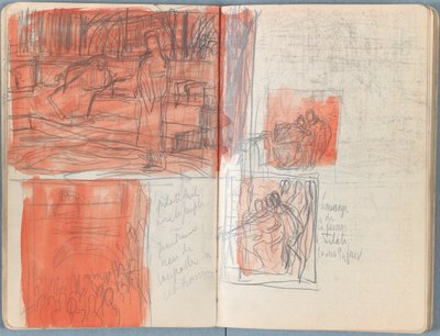 Pagine da un album di schizzi per La vita di Nostro Signore Gesù Cristo, fine 1880 da James Jacques Joseph Tissot