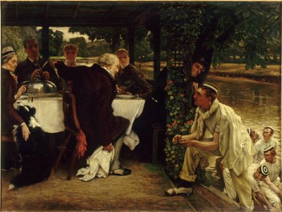 Parabola del figliol prodigo: Il vitello grasso da James Jacques Joseph Tissot
