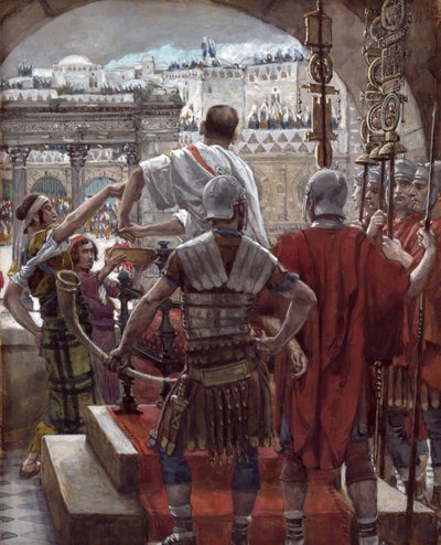 Pilato si Lava le Mani, illustrazione per La Vita di Cristo, c.1886-94 da James Jacques Joseph Tissot