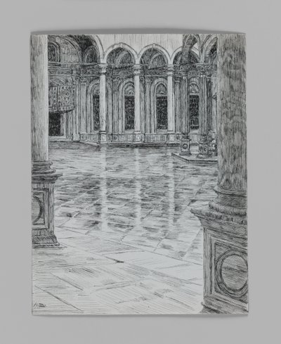Portico della Moschea di Mohamet-Ali, illustrazione da La vita di Nostro Signore Gesù Cristo da James Jacques Joseph Tissot