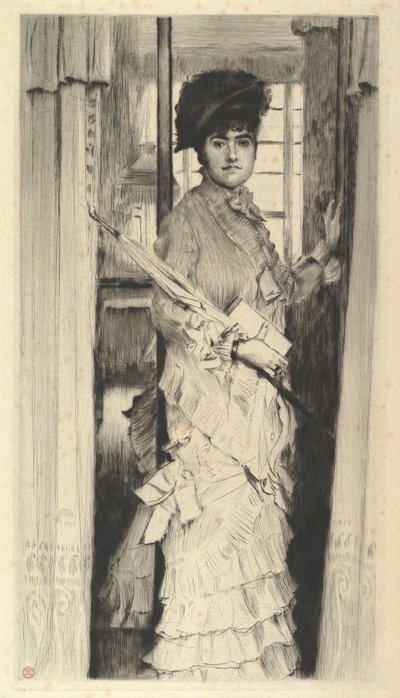 Ritratto di Miss L..., 1876 da James Jacques Joseph Tissot