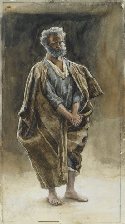 San Pietro, illustrazione da La vita di Nostro Signore Gesù Cristo, 1886-94 da James Jacques Joseph Tissot