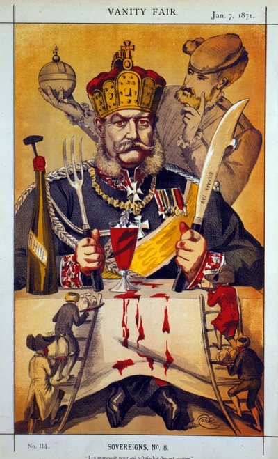 Sovrani n.8 Caricatura da Vanity Fair, 1871 da James Jacques Joseph Tissot