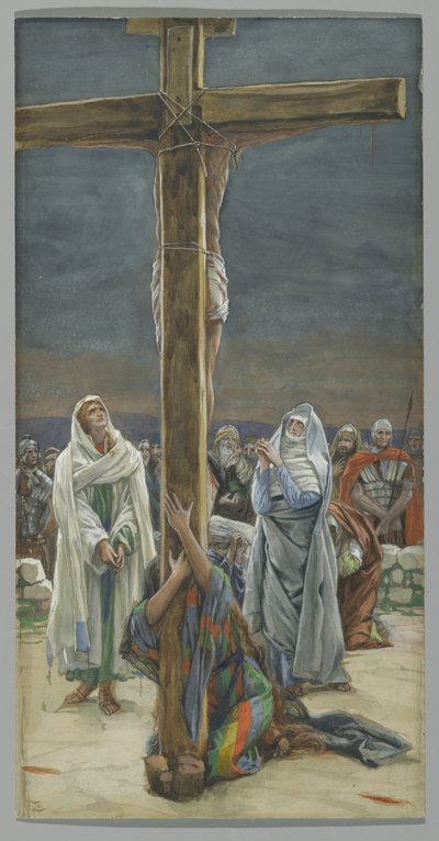 Stabat Mater. Donna, ecco tuo figlio, illustrazione per La vita di Cristo da James Jacques Joseph Tissot