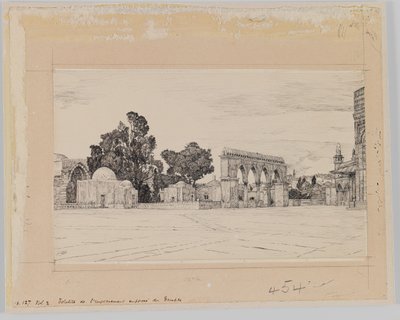 Supposto sito del Tempio, illustrazione da La vita di Nostro Signore Gesù Cristo da James Jacques Joseph Tissot