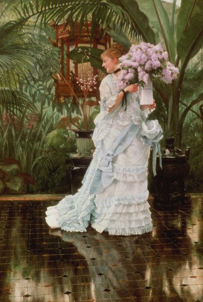 Il mazzo di lillà, 1875 da James Jacques Joseph Tissot