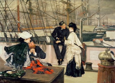 Il capitano e il primo ufficiale, 1873 da James Jacques Joseph Tissot