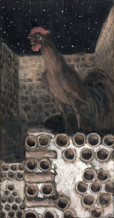 Il Gallo Cantò, illustrazione per La Vita di Cristo, c.1886-94 da James Jacques Joseph Tissot