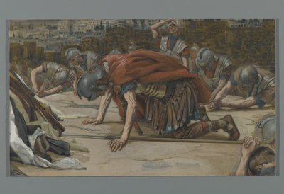 La confessione del centurione, illustrazione da La vita di Nostro Signore Gesù Cristo, 1886-94 da James Jacques Joseph Tissot