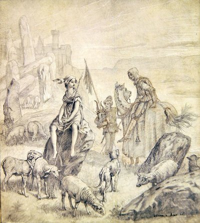 La moglie del crociato, da una ballata bretone da James Jacques Joseph Tissot