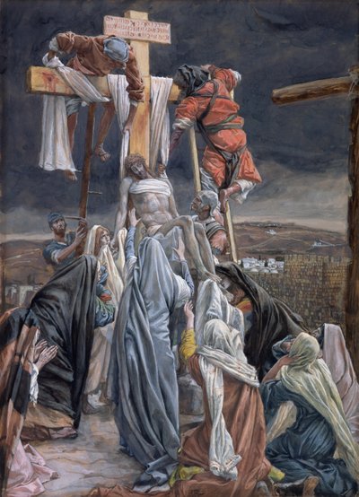 La discesa dalla croce, illustrazione per La vita di Cristo da James Jacques Joseph Tissot
