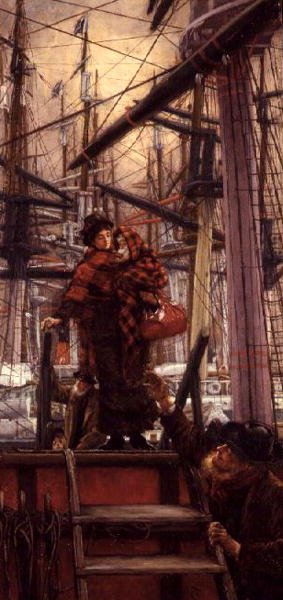 Gli emigranti, o Una mano amica da James Jacques Joseph Tissot