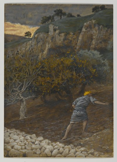 Il nemico che semina, illustrazione da La vita di Nostro Signore Gesù Cristo da James Jacques Joseph Tissot