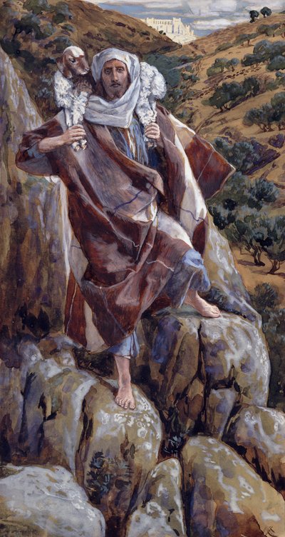 Il Buon Pastore, illustrazione per La Vita di Cristo, c.1886-94 da James Jacques Joseph Tissot