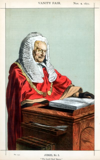 Il Lord Chief Baron, 1871 da James Jacques Joseph Tissot