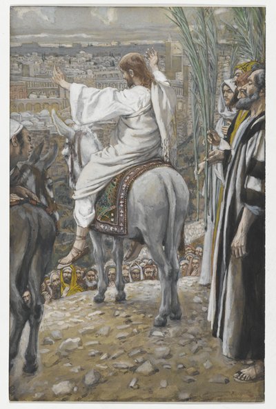 Il Signore pianse, illustrazione da La vita di Nostro Signore Gesù Cristo, 1886-94 da James Jacques Joseph Tissot