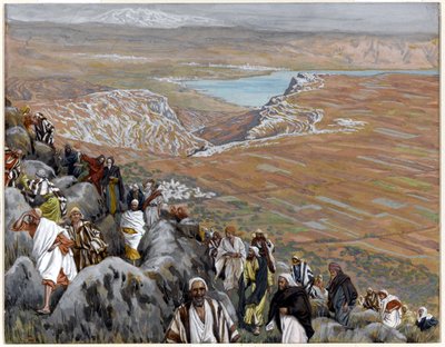 Il popolo cerca Cristo per farlo re (illustrazione per La vita di Cristo) da James Jacques Joseph Tissot