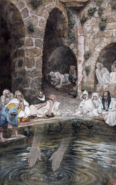 La piscina di Betesda (illustrazione per La vita di Cristo) da James Jacques Joseph Tissot
