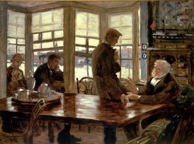 Il figliol prodigo nella vita moderna: La partenza, c.1882 (schizzo preparatorio) da James Jacques Joseph Tissot