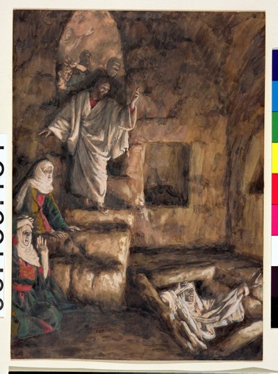 La Resurrezione di Lazzaro, illustrazione per La Vita di Cristo, c.1886-94 da James Jacques Joseph Tissot