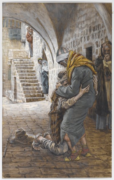 Il ritorno del figliol prodigo, illustrazione per La vita di Cristo, c.1886-96 da James Jacques Joseph Tissot