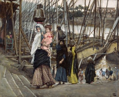 Il Soggiorno, Egitto, illustrazione per La Vita di Cristo, c.1886-94 da James Jacques Joseph Tissot