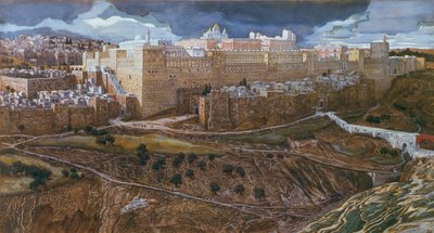 Il Tempio di Erode ai tempi del nostro Signore, c.1886-96 da James Jacques Joseph Tissot