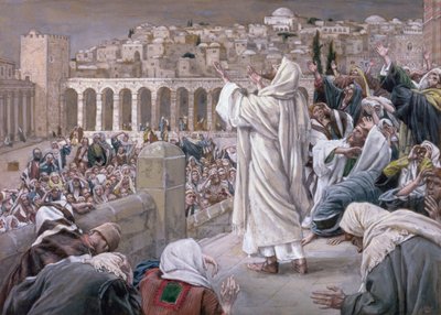 La voce dal cielo, illustrazione per La vita di Cristo, c.1886-96 da James Jacques Joseph Tissot