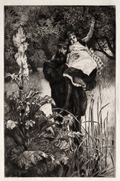 Il vedovo (acquaforte e puntasecca) da James Jacques Joseph Tissot