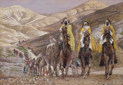I Magi in viaggio verso Betlemme, illustrazione per La Vita di Cristo, c.1886-94 da James Jacques Joseph Tissot